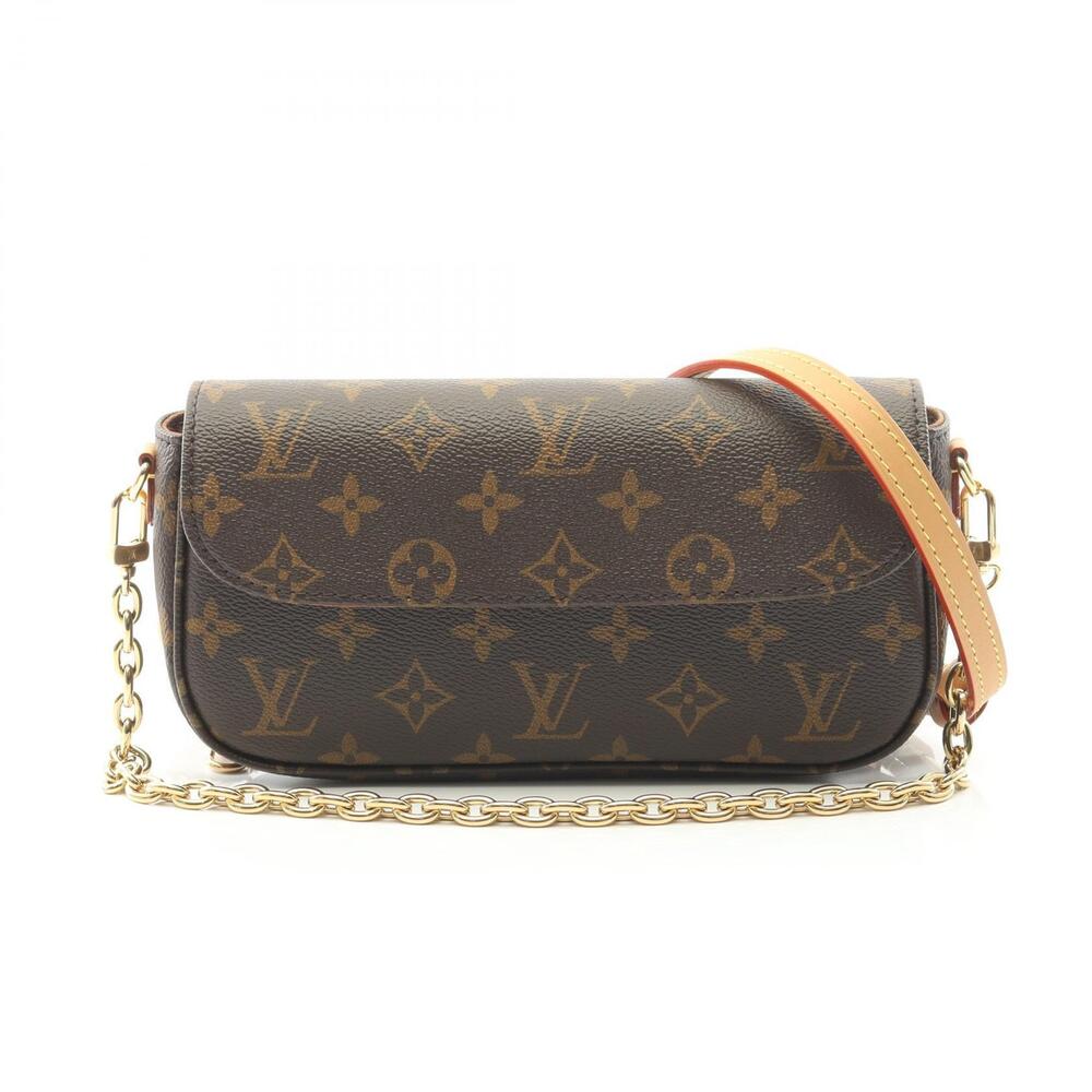 Louis Vuitton Wallet on Chain Ivy Handbag Canvas Monogram Brown